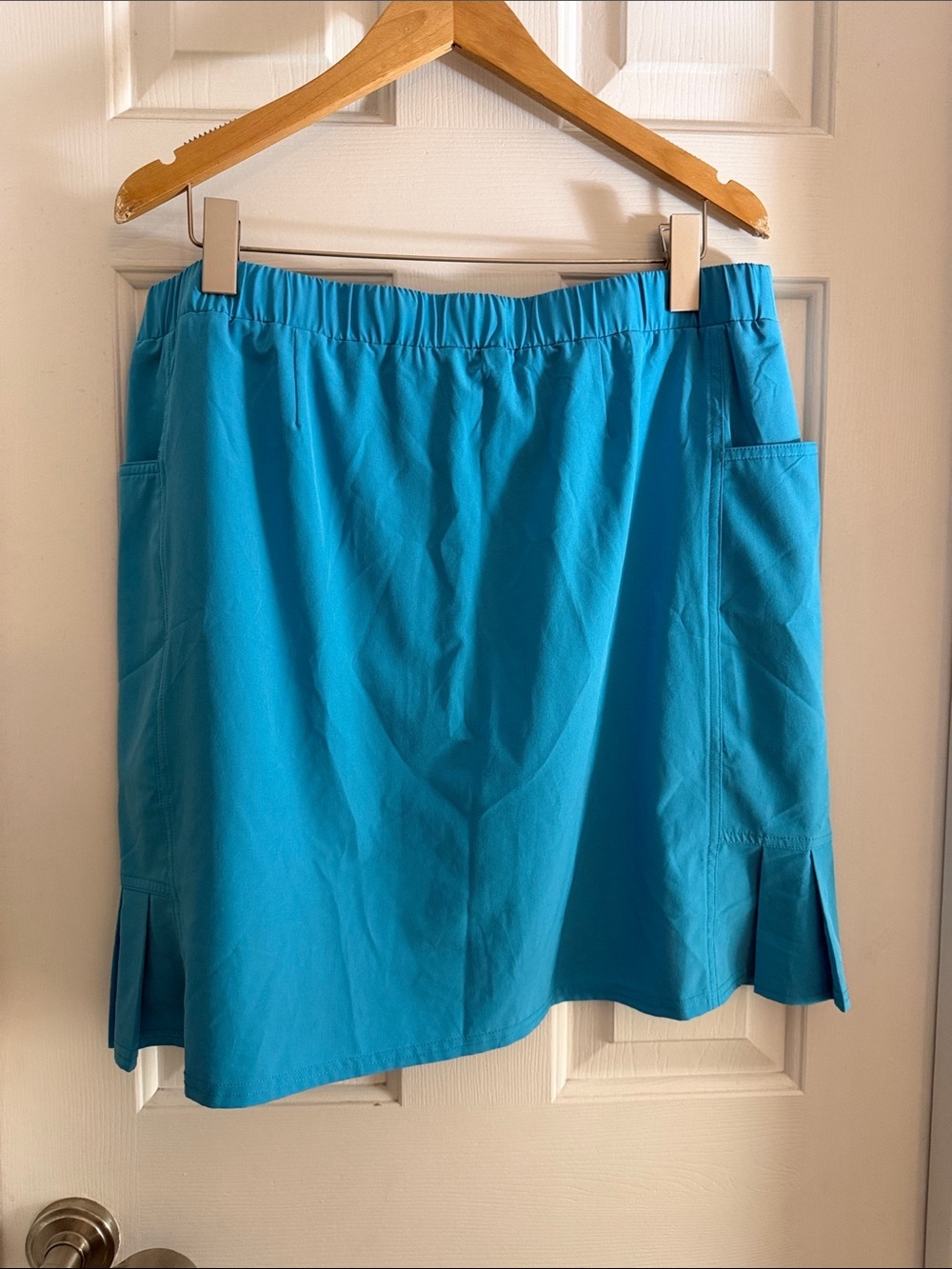 Chico's zenergy blue skirt skort size 14 - Picture 4 of 5